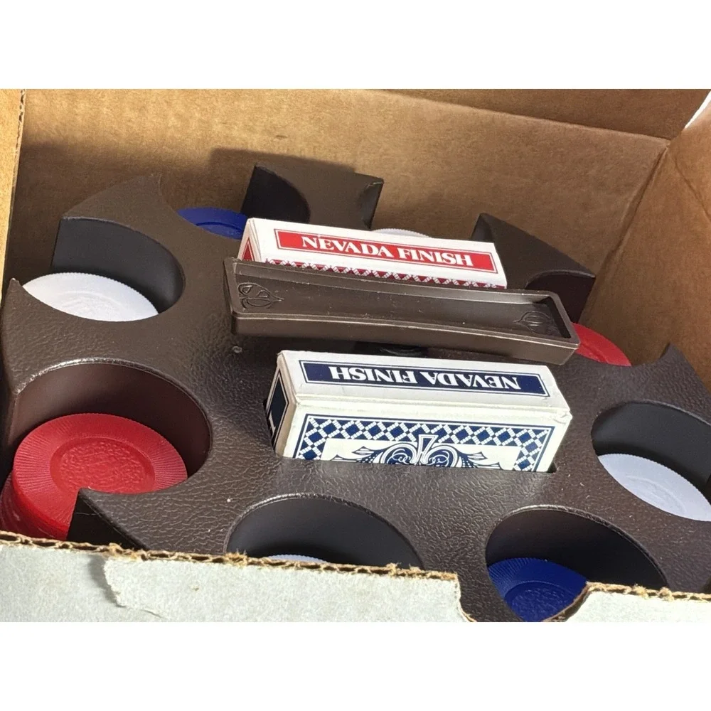 Hoyle Products Revolving Poker Chip Rack Complete New In Box
